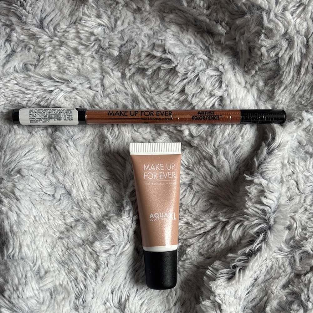 Makeup Forever Aqua XL Eye Pencil and Foundation Set - Brown and Cream